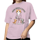 Mama Needs Coffee Cat Mom Art Women's T-shirt