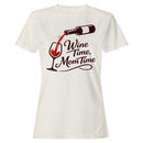 Wine Time Mom Time Women's T-shirt