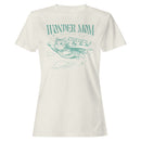 Wonder Mom Flying Super Cat Family Women's T-shirt