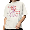 Sip Me Baby One More Time Wine Art Women's T-shirt