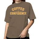Coffee & Confidence Motivation Quote Women's T-shirt