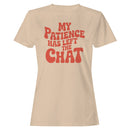 My Patience Has Left the Chat Retro Women's T-shirt