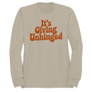 It's Giving Unhinged Retro Groovy Women's Sweatshirt