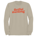 Certified Overthinker Retro Humor Women's Sweatshirt