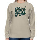 Hard Pass Retro Script Women's Sweatshirt
