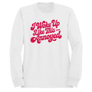 I Woke Up Like This Annoyed Quote Women's Sweatshirt