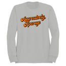 Aggressively Average Retro Humor Women's Sweatshirt