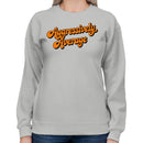 Aggressively Average Retro Humor Women's Sweatshirt