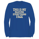 Resting Everything Face Women's Sweatshirt