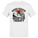 Shred Season Mountain Therapy Men's T-shirt