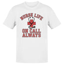Nurse Life On Call Always Red Cross Men's T-shirt
