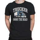 Trucker Owns the Road Men's T-shirt