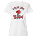 Nurse Life On Call Always Red Cross Women's T-shirt