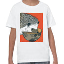 Hedgehog in Ramen Bowl Illustration Youth's T-shirt