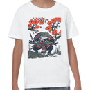 Samurai Toad Under Cherry Blossoms Youth's T-shirt