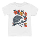 Hedgehog Resting Amid Blossoms Art Youth T-shirt