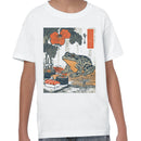Frog Sushi Japanese Flower Art Youth's T-shirt