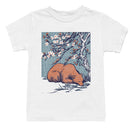 Sleeping Bear Under Cherry Blossoms Youth T-shirt