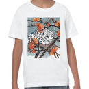 Black Panther Plum Blossoms Rain Youth's T-shirt