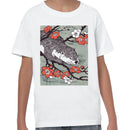Otter & Plum Blossoms Japanese Art Youth's T-shirt