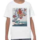 Japanese Frog & Plum Blossom Art Youth's T-shirt