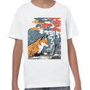 Fox Working at Laptop with Coffee Youth's T-shirt