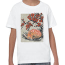 Sleeping Fawn Under Cherry Blossoms Youth T-shirt