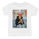 Deer Drinking Bubble Tea Urban Art Youth's T-shirt