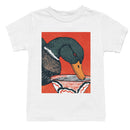 Duck Drinking from Ornate Bowl Art Youth's T-shirt