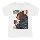 Retro Bear Drinking Iced Coffee Art Youth's T-shirt