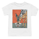 Deer Eating Ramen Retro Illustration Youth T-shirt