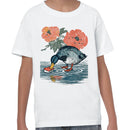 Duck Sushi Vintage Flowers Art Youth's T-shirt