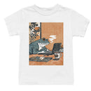 Ukiyo-e Frog Working on Laptop Youth T-shirt