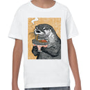 Otter Enjoying Ramen Noodles Youth T-shirt