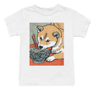 Shiba Inu Ramen Bowl Art Youth T-shirt