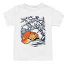 Sleeping Fox Under Cherry Blossoms Youth T-shirt