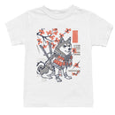 Samurai Shiba Inu Sakura Blossoms Youth T-shirt