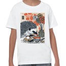 Hedgehog with Flowers and Sushi Art Youth's T-shirt
