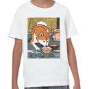 Vintage Japanese Dog Ukiyo-e Art Youth's T-shirt