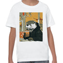 Otter Riding Subway Drinking Bubble Tea Youth T-shirt