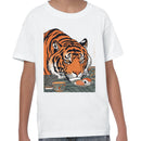 Vintage Tiger Eyeing Sushi Art Youth's T-shirt