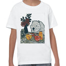 Wombat Brunch Flowers Print Youth T-shirt