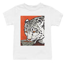 Vintage Leopard Drinking Art Print Youth T-shirt