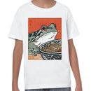 Retro Frog Ramen Noodles Youth T-shirt