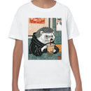Bubble Tea Hedgehog Vintage Art Youth's T-shirt