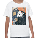 Possum Drinking Bubble Tea in Subway Youth T-shirt
