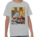 Otter Ukiyo-e Japanese Sushi Feast Youth T-shirt