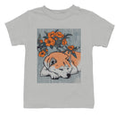 Sleeping Fox Orange Flowers Art Youth's T-shirt