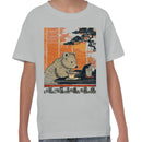 Bear on Laptop with Coffee Youth T-shirt