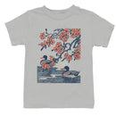 Cherry Blossoms and Ducks Vintage Art Youth's T-shirt